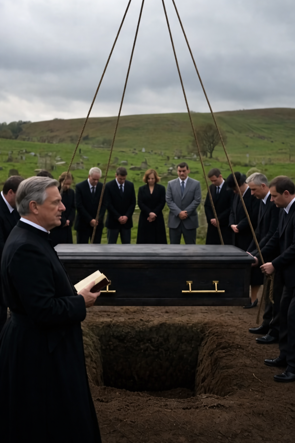 N03-The Coffin Was Seconds From Being Lowered, When a Maid’s Scream Stopped the Entire Burial.