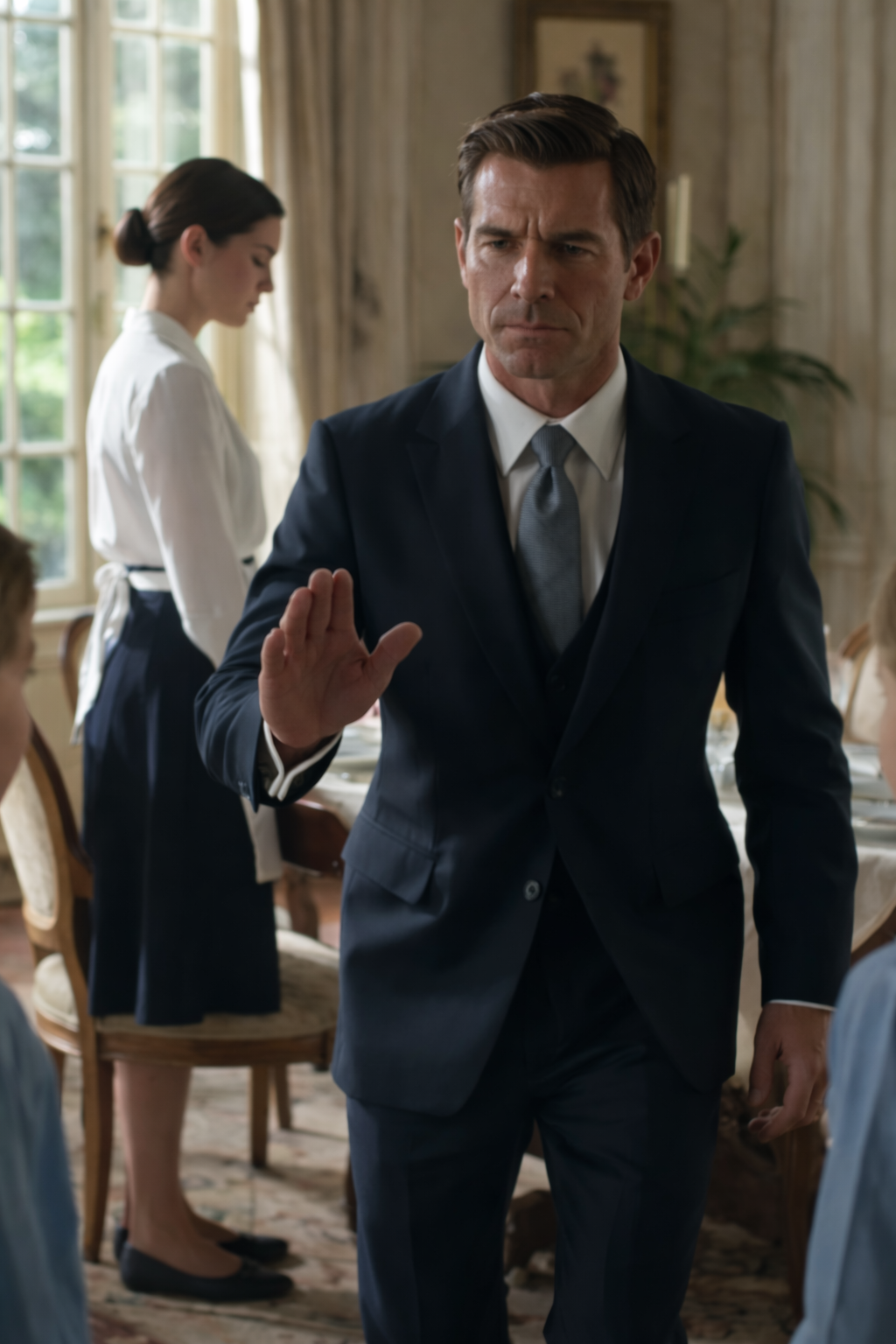 The Rich Man Tried to Stop the Maid From Sitting Down… Until His Twins Whispered, “She’s the One