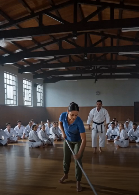 Todos se rieron de la mujer que limpiaba el dojo… hasta que el maestro principal vio sus manos y ordenó cerrar las puertas.