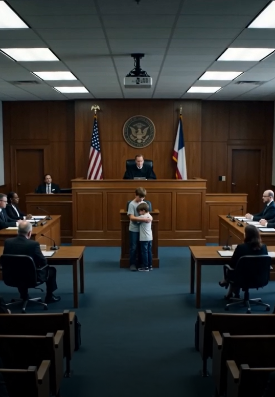 La Fuerza de un Hermano: Un Niño de 14 Años Defiende a su Hermano Menor en el Tribunal