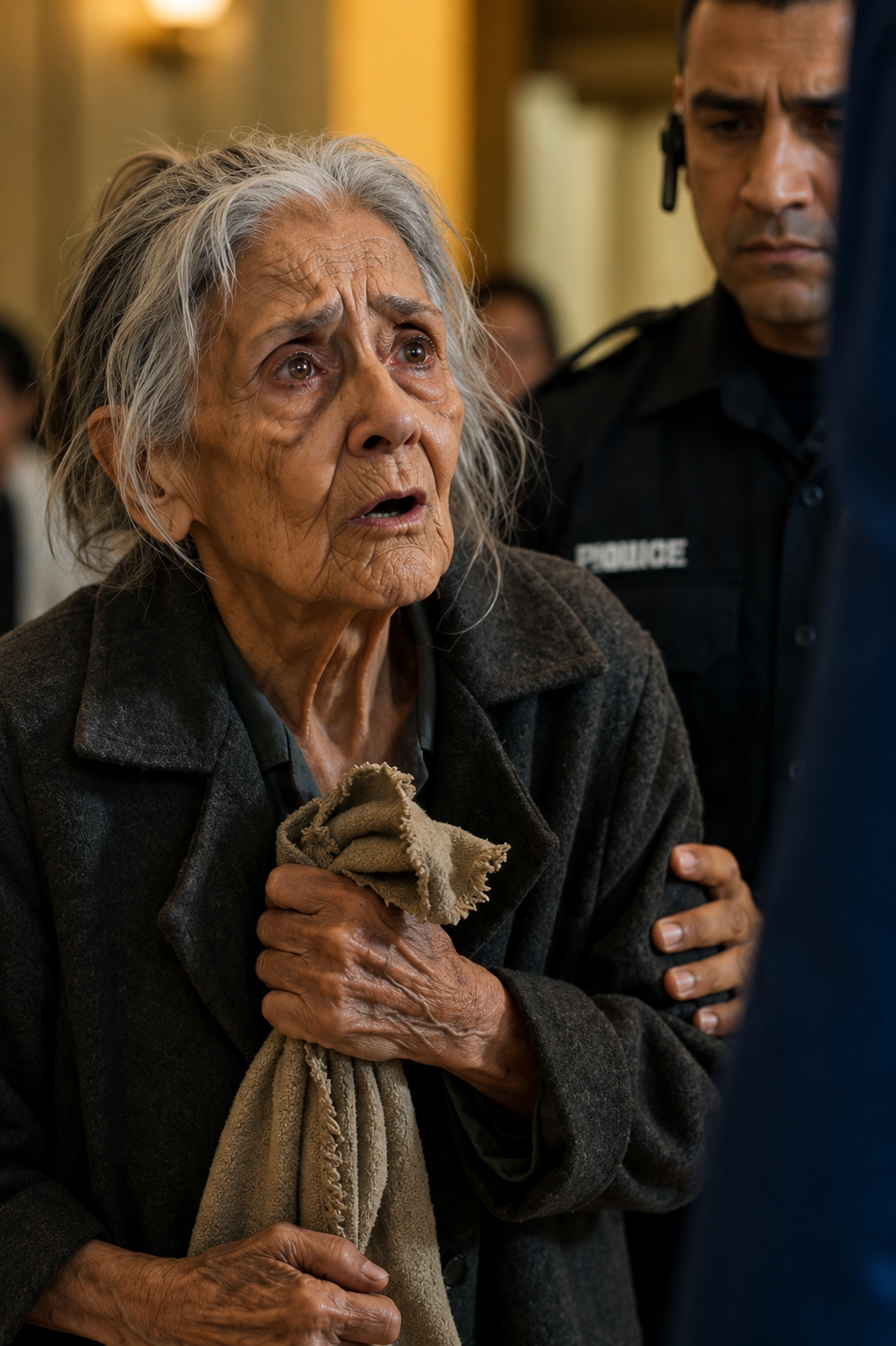 Una anciana pobre entró a un banco de lujo y todos se burlaron… hasta que mostró una llave dorada que cambió todo