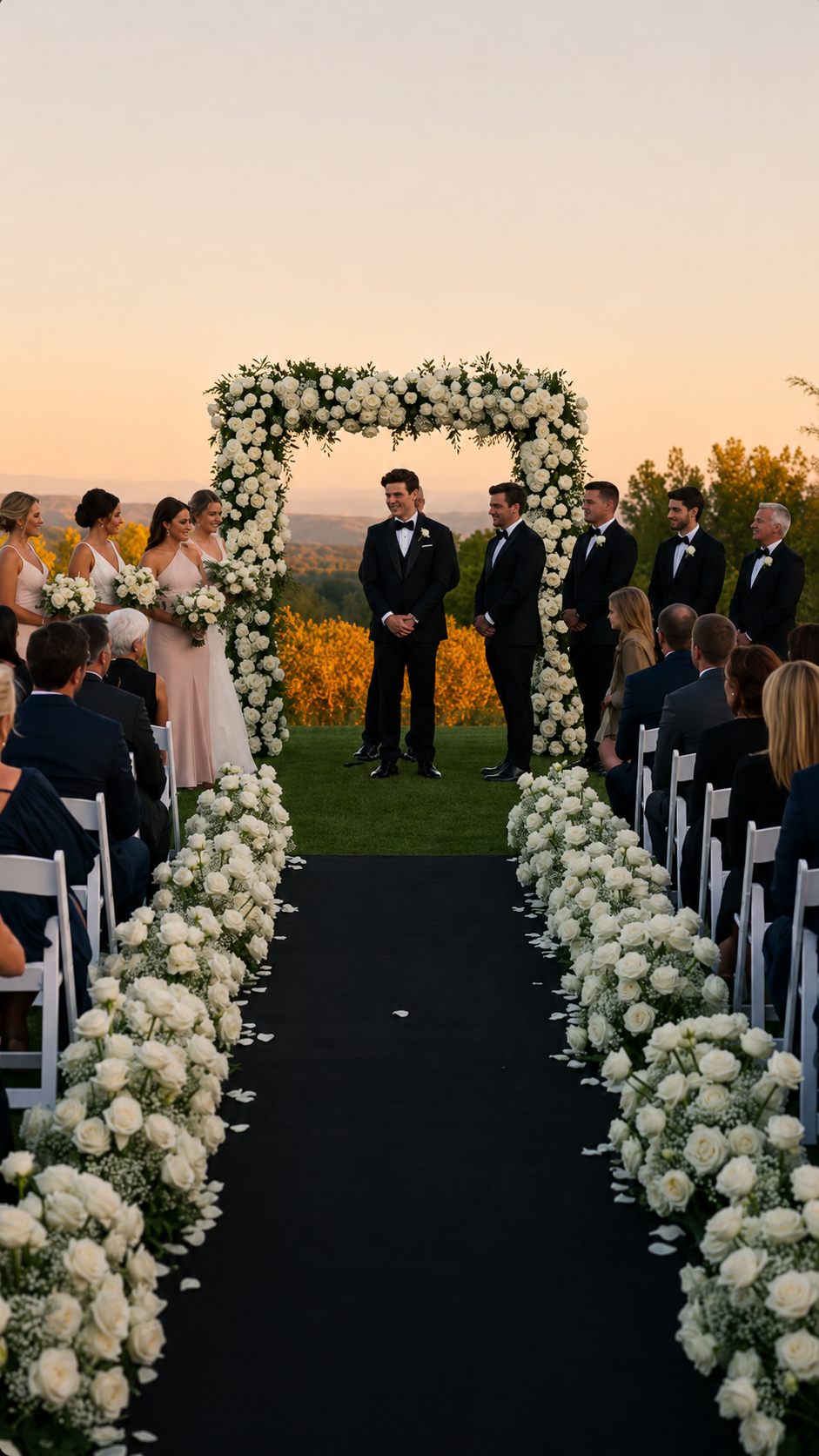 The wedding was seconds from beginning when a little girl in a torn coat stepped into the aisle and begged the bride not to marry him.
