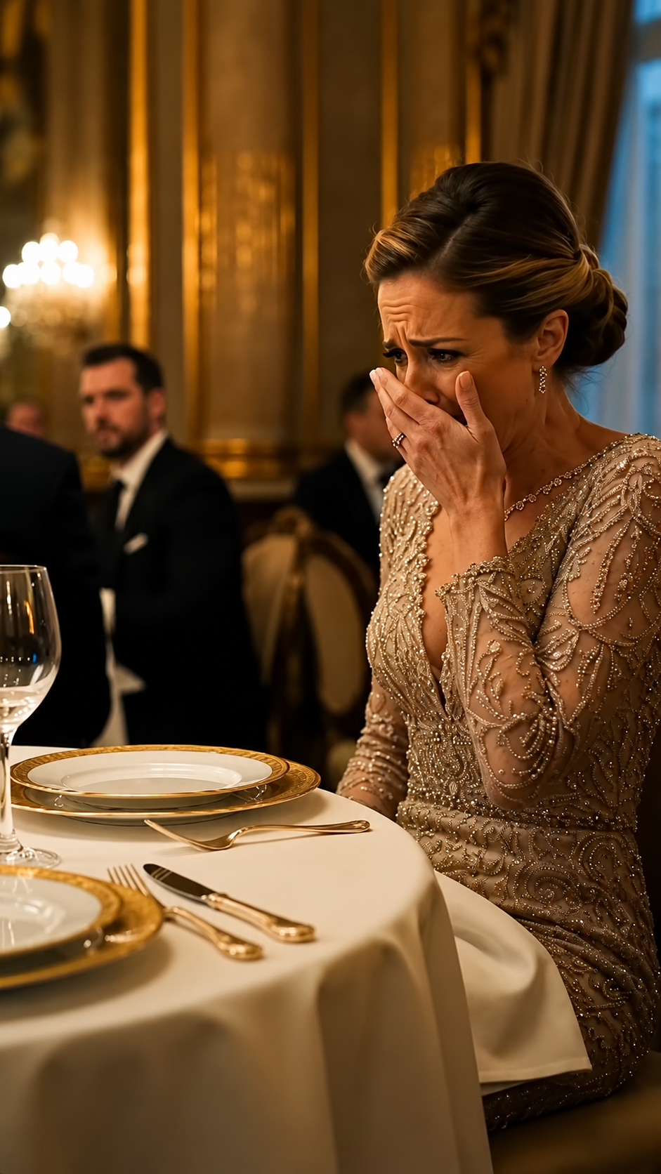 No One Noticed the Barefoot Girl in the Luxury Restaurant… Until Her Necklace Made the Old Millionaire Tremble