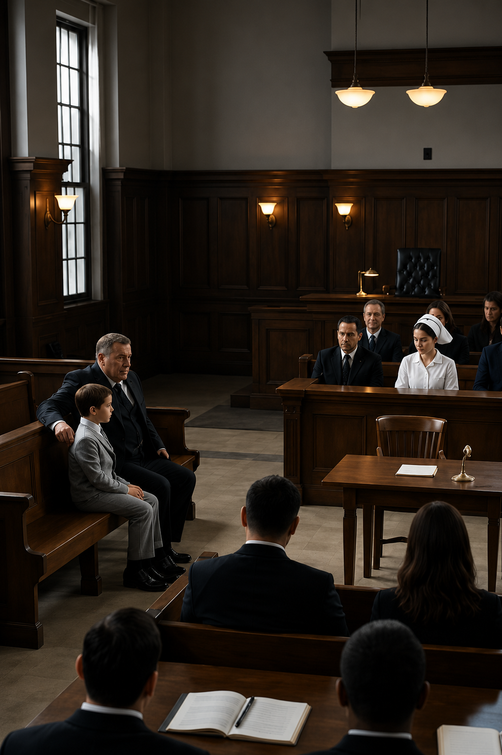 The Courtroom Was Already Tense… Then a Little Boy Stood Up and Pointed at the Man Everyone Trusted