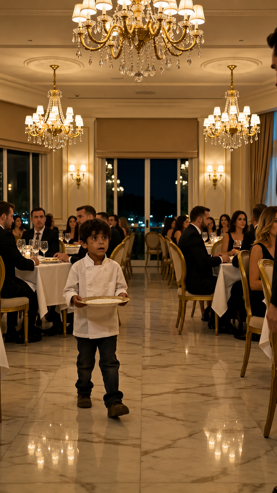 Un niño rompió un plato carísimo en un restaurante de lujo… pero la reacción del millonario dejó a todos sin palabras