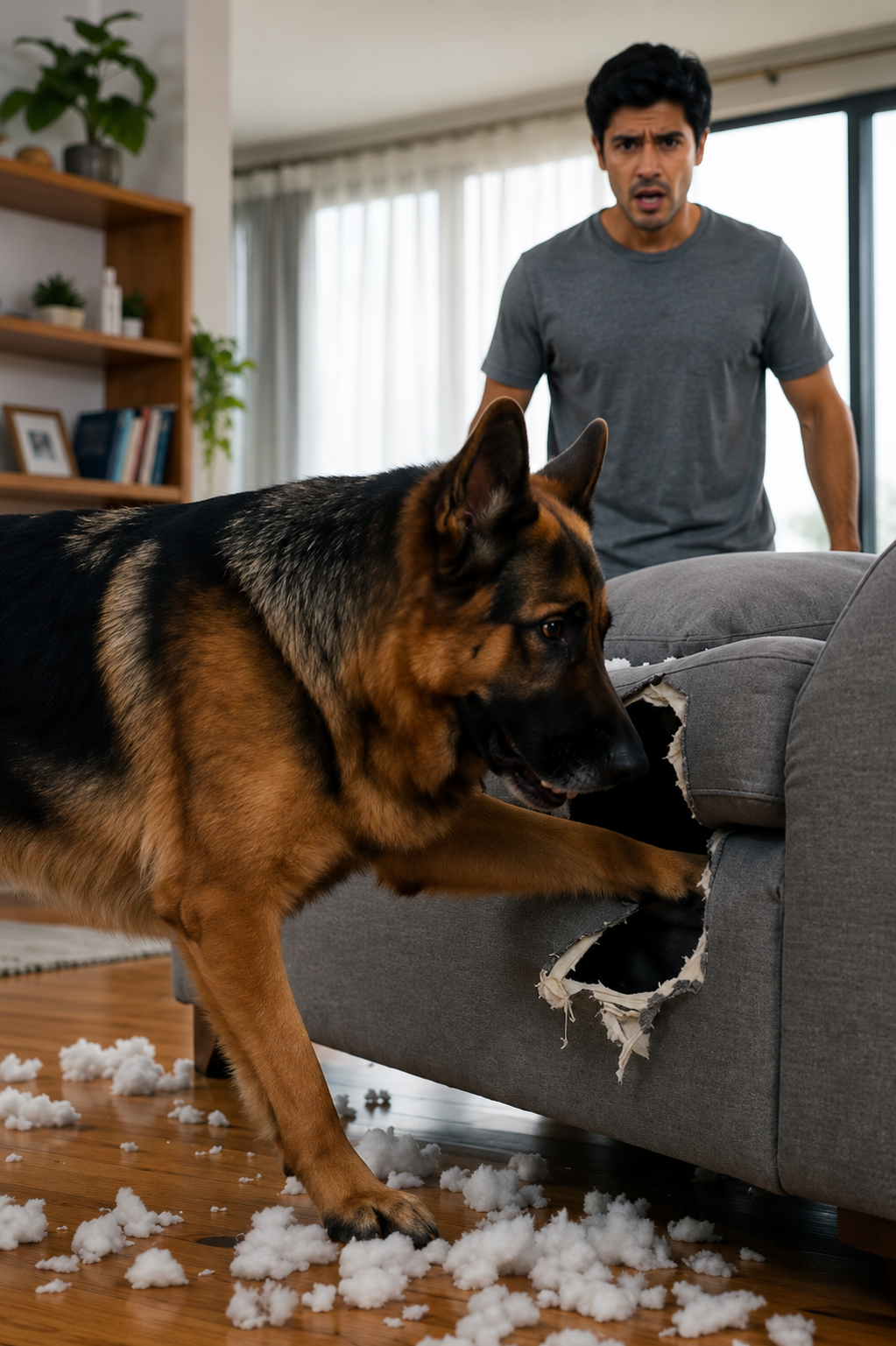 El perro destrozó el sofá sin razón aparente… hasta que su dueño encontró dentro una prueba que podía cambiar su vida