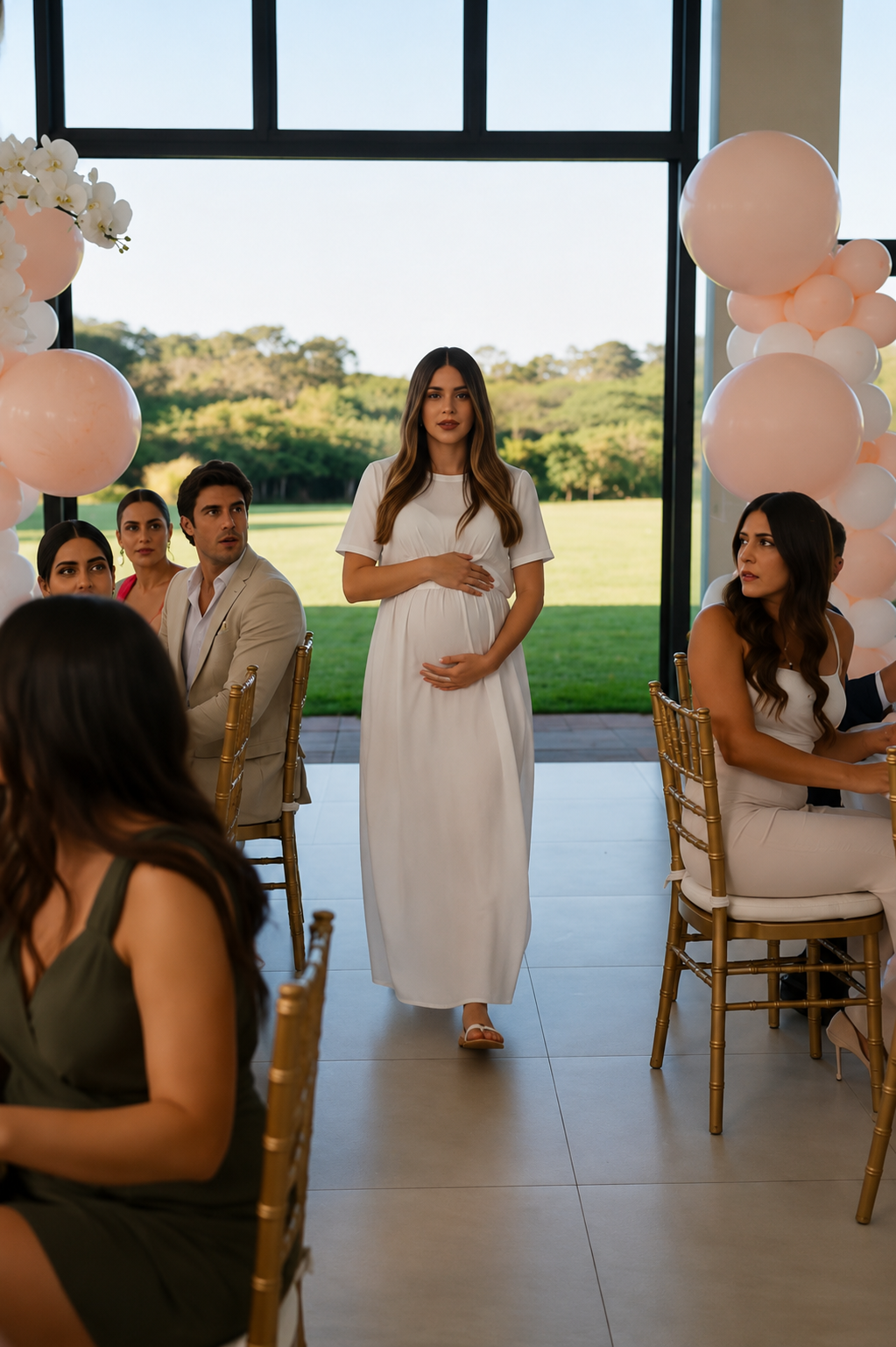 Llegó embarazada a la boda para decir la verdad… y la novia se burló sin saber que ella era la verdadera dueña de todo