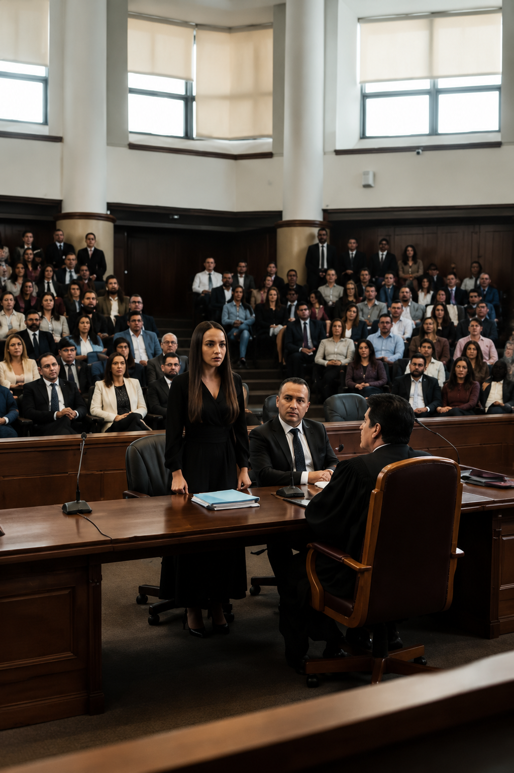 Una joven se paró frente al tribunal y dijo que hablaba diez idiomas... lo que dijo después cambió su destino para siempre.