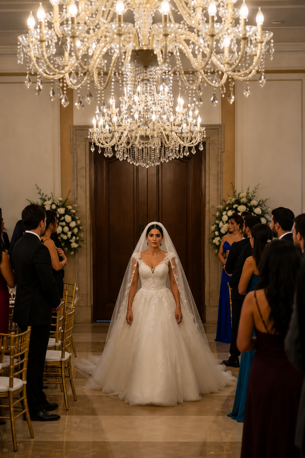 La boda más lujosa de la ciudad se detuvo cuando una niña con un bebé irrumpió y reveló un secreto desgarrador sobre la novia.