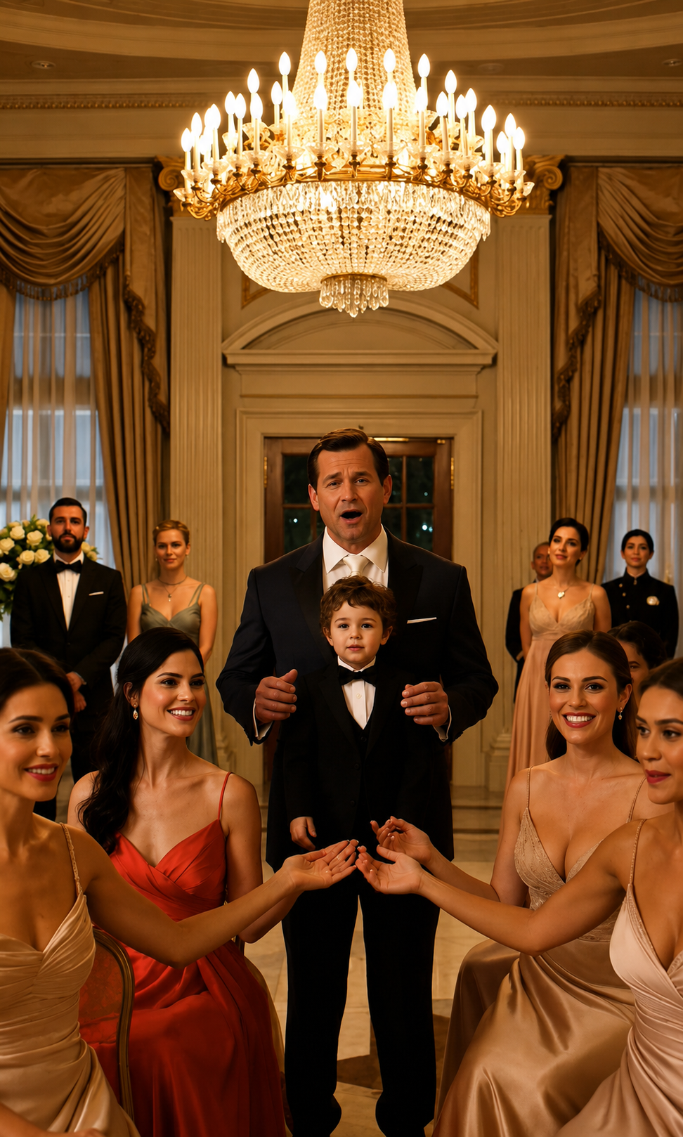 The Billionaire Asked His Son To Choose One Elegant Woman… But The Child Ran To The Maid And Called Her “Mama”
