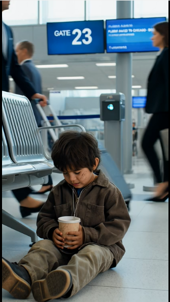 No One Noticed The Little Boy Sitting Near Gate 23… Until The Necklace Around His Neck Exposed A Family Secret