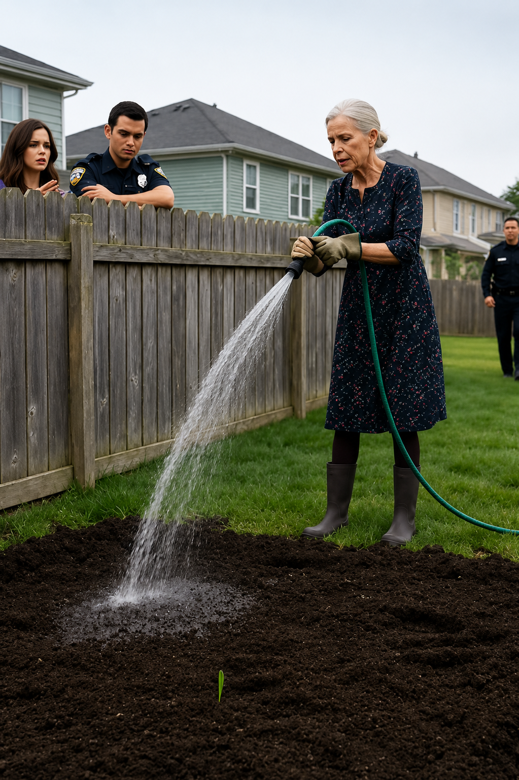 The Neighbor Watered An Empty Patch Of Dirt Every Day… Until Police Dug It Up And Found The Horrifying Truth