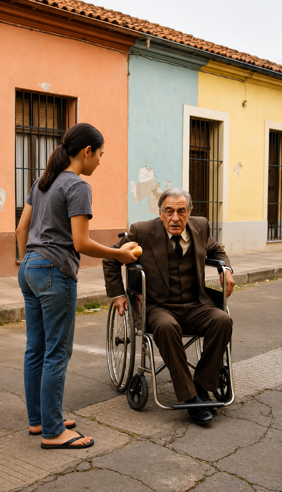 Una niña hambrienta sacrificó el único pan que tenía para salvar a un anciano desconocido… sin imaginar que aquel hombre cambiaría su vida para siempre.