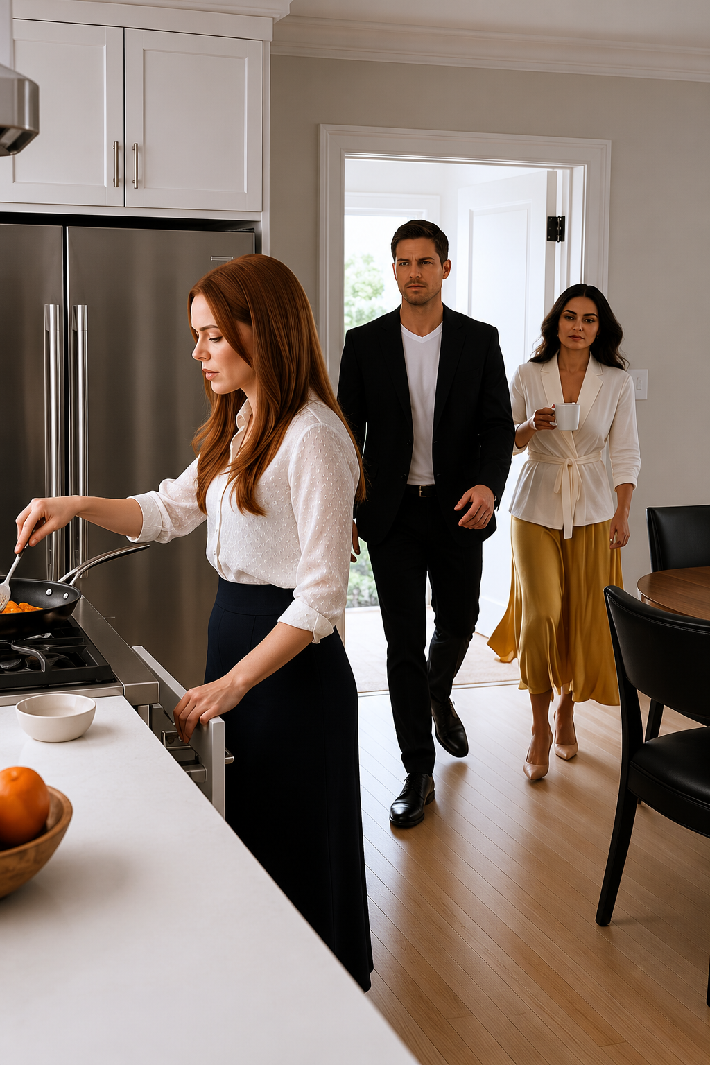My Husband Brought His Boss Home And Told Me To Serve Her Dinner… But He Forgot The Papers I Had Hidden In The Kitchen Drawer