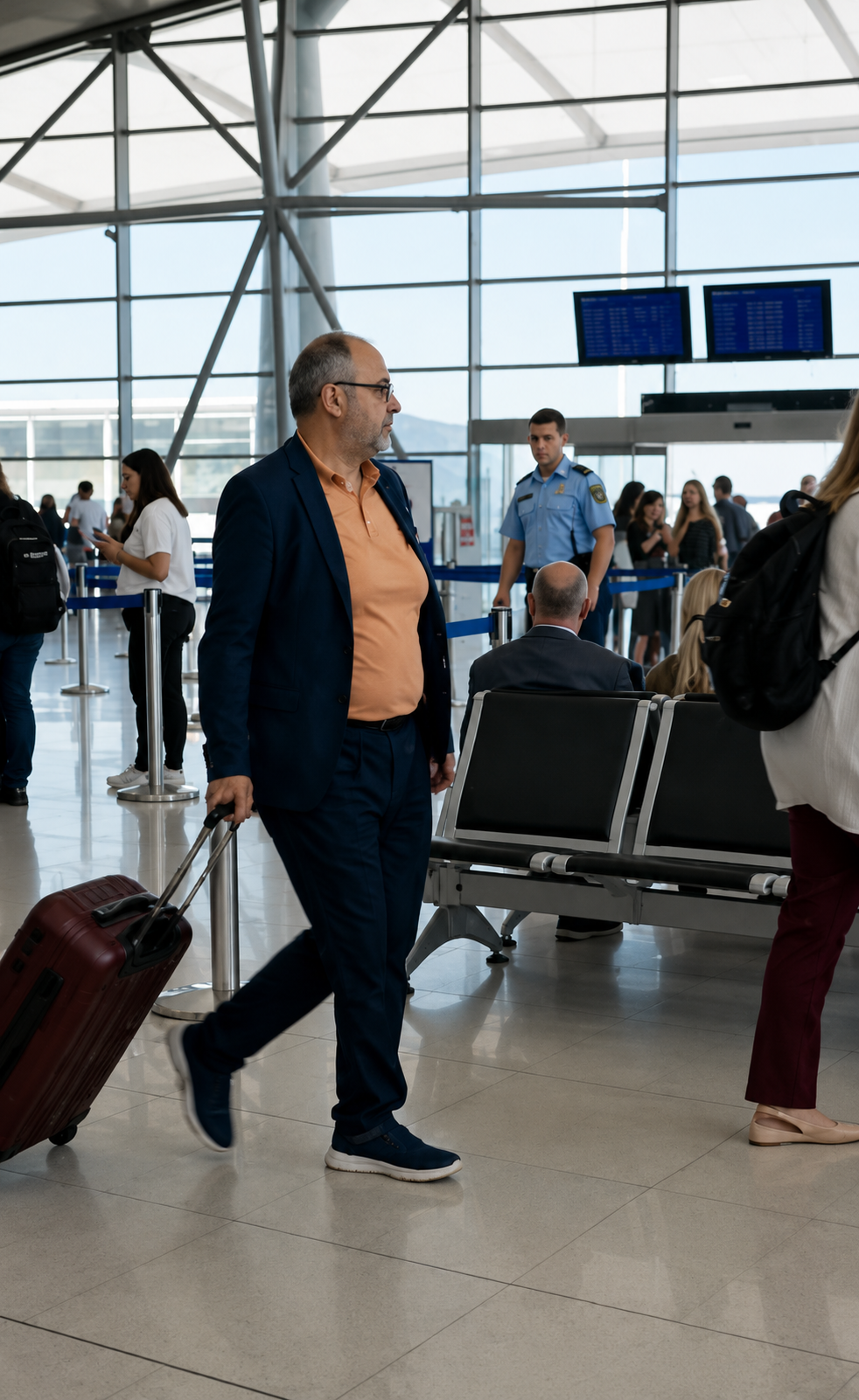 Un perro policía se negó a dejar pasar a una mujer embarazada en el aeropuerto… y lo que descubrió el sargento después cambió todo.