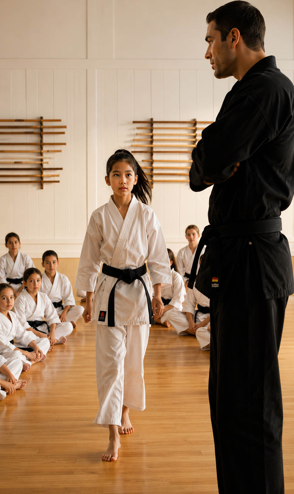 The Little Girl Challenged The Arrogant Sensei… But One Move Revealed The Secret He Buried About Her Father