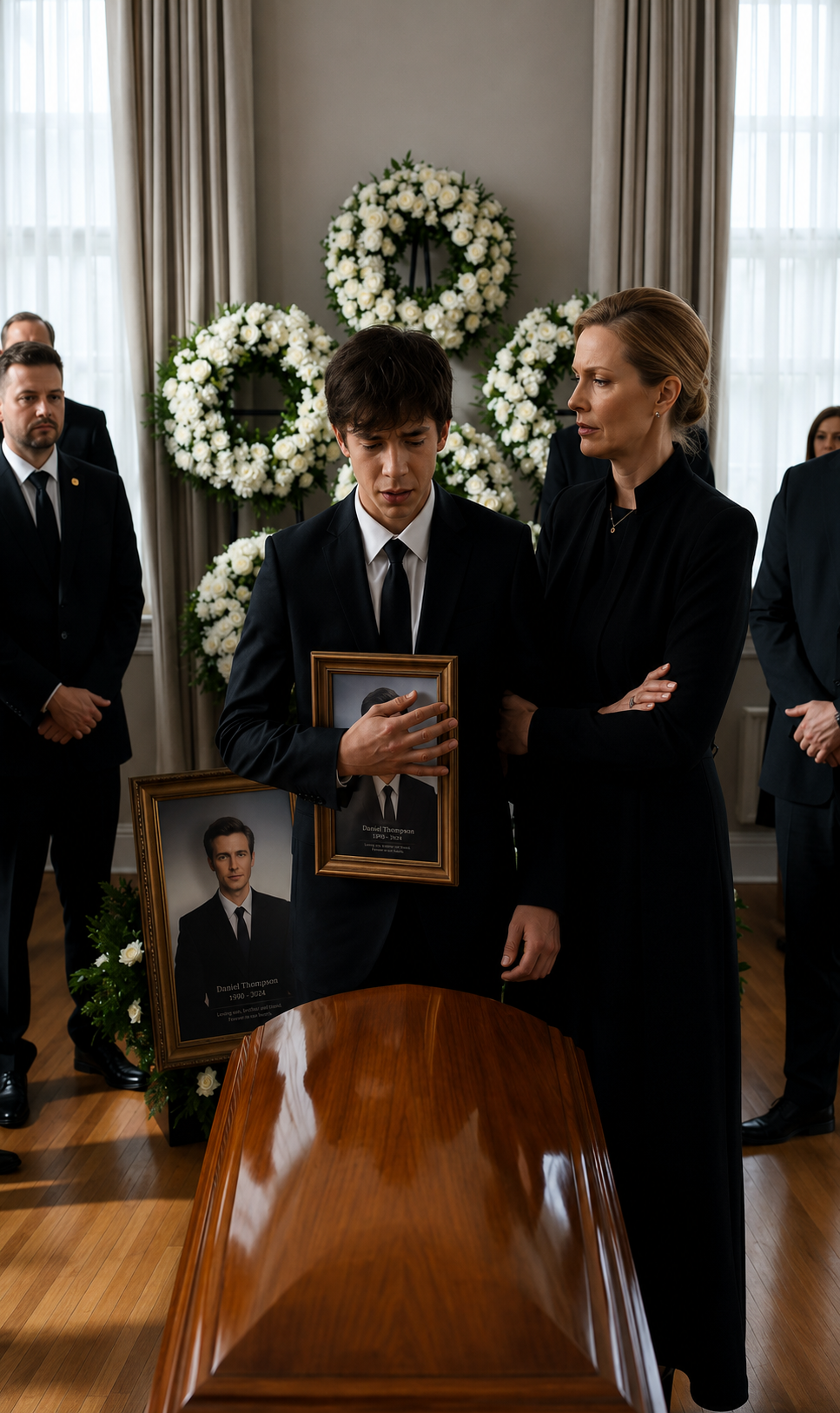 He Went To Say Goodbye At His Father’s Funeral… Then Heard A Muffled Sound Coming From Inside The Coffin