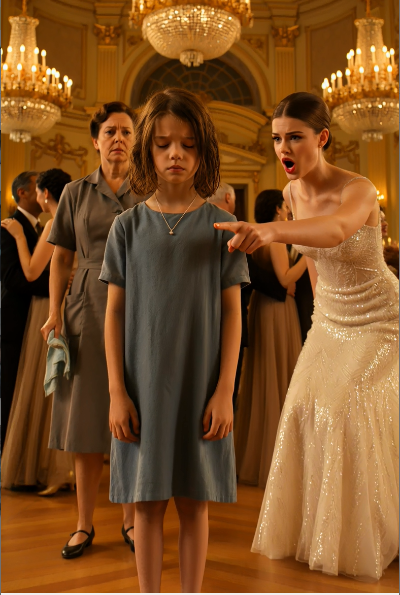 The Rich Girl Mocked the Janitor’s Daughter at the Ball… Then the Billionaire Saw the Necklace and Turned Pale