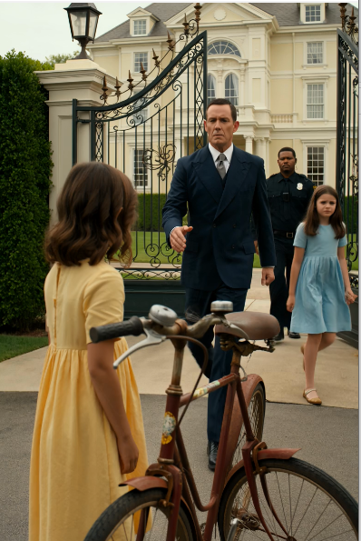 The Rich Man Ordered the Little Girl’s Old Bicycle Thrown Away… Then His Daughter Found the Photo Hidden Under the Seat