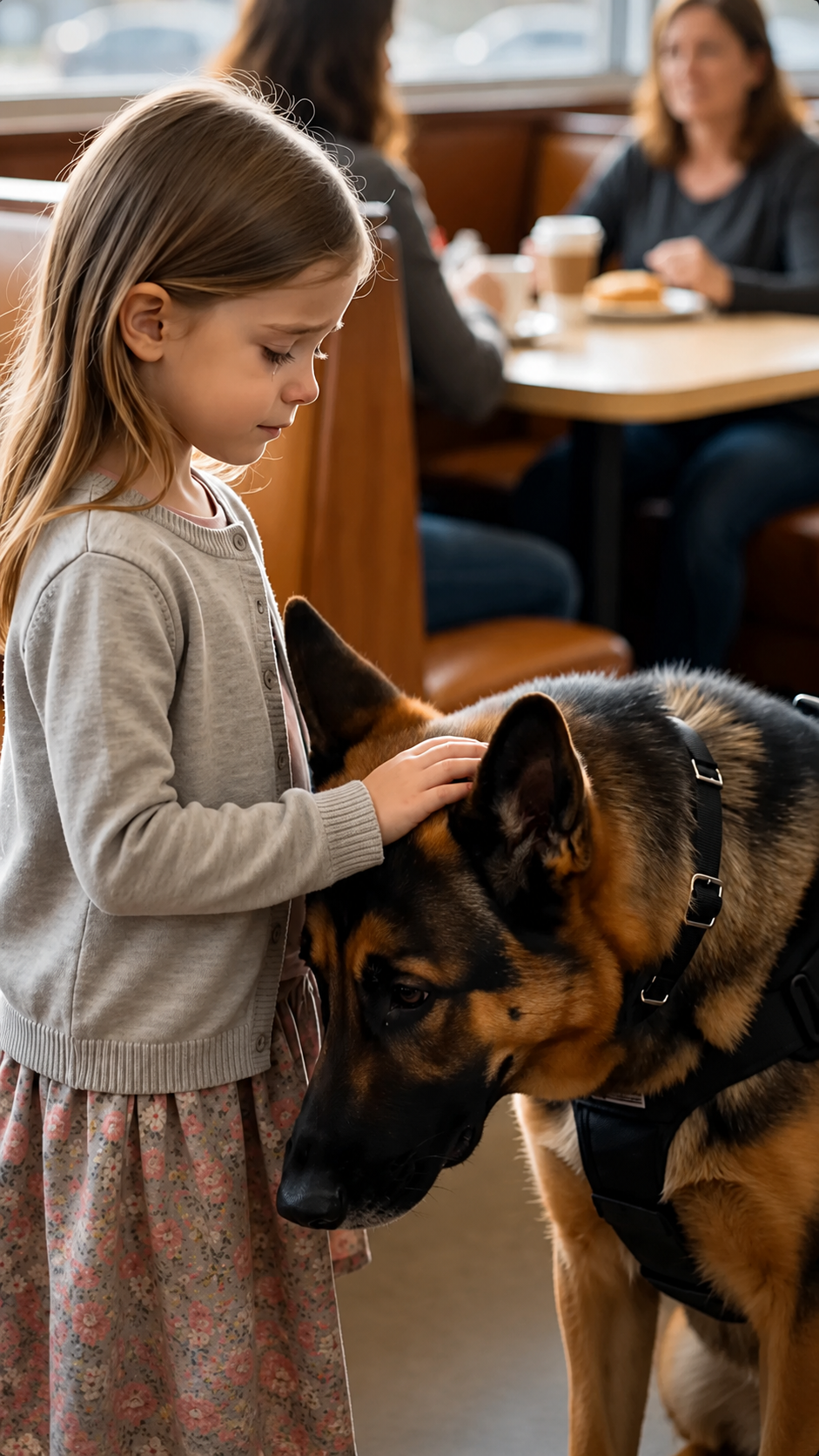 El perro K9 no lo dejaba avanzar… hasta que el hombre reveló quién lo había entrenado