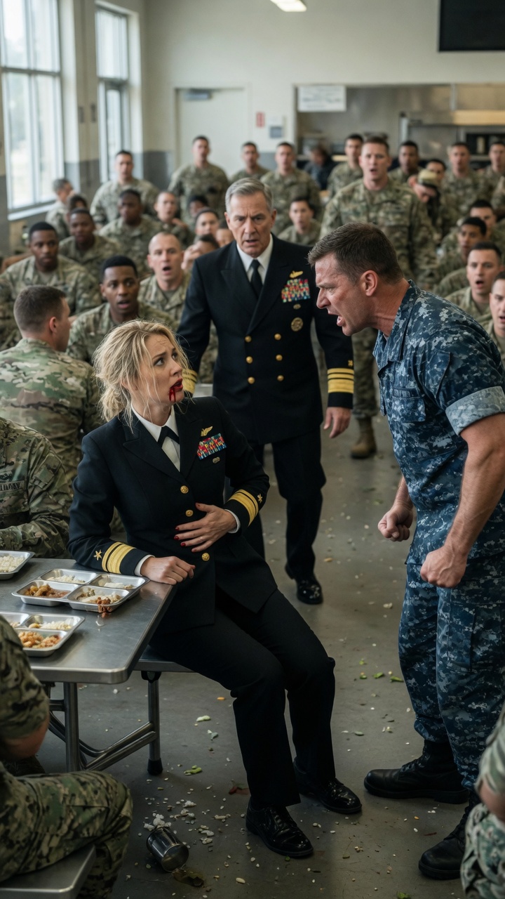 The Navy Officer Humiliated Her In Front Of Everyone… But The Admiral’s Secret File Made Him Drop To His Knees