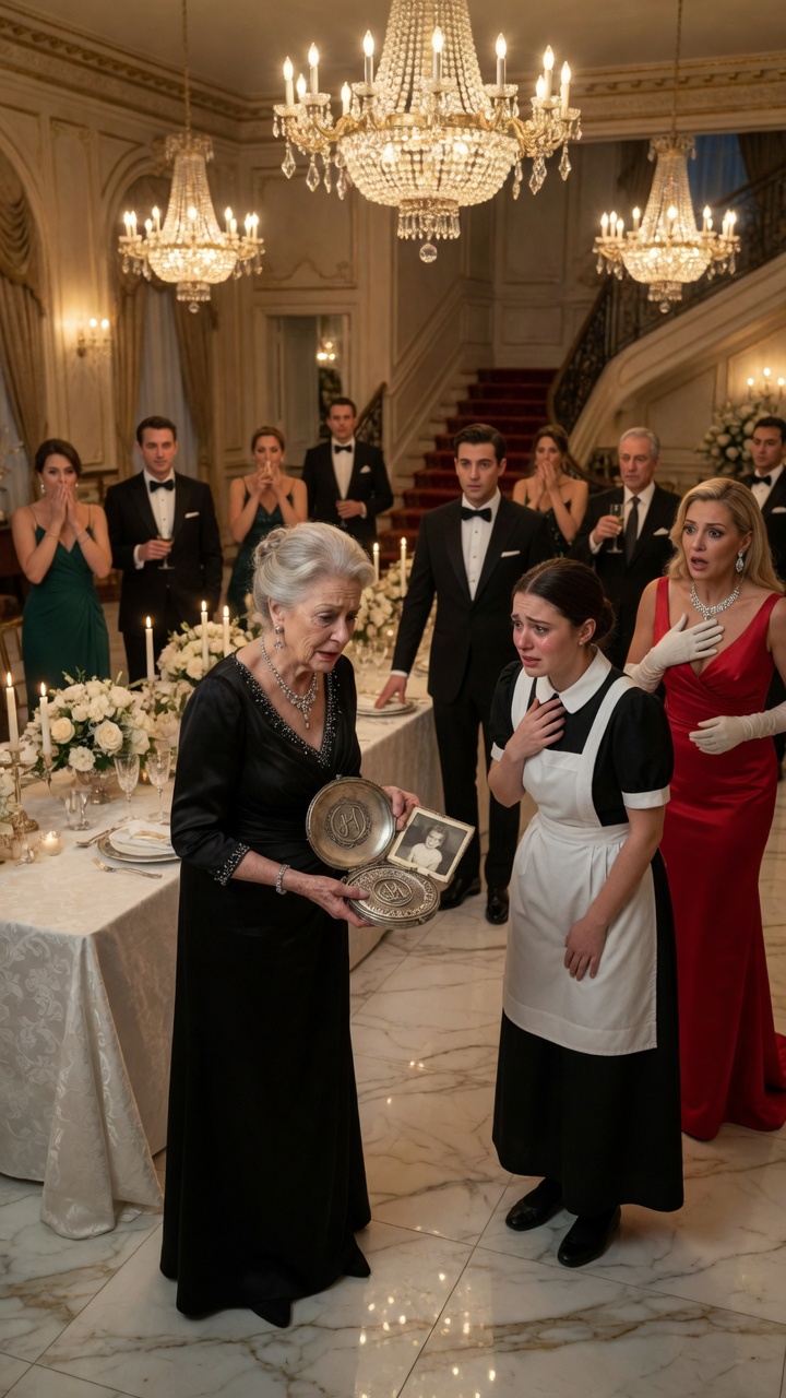 They Accused The Poor Maid Of Stealing A Necklace… Until The Locket Inside Revealed She Was The Missing Granddaughter