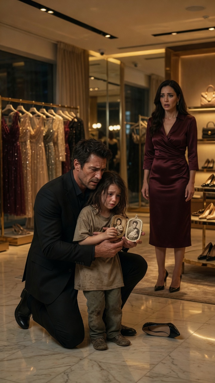 The Rich Woman Thought No One Would Believe The Poor Little Girl… Until The Locket Opened And Revealed Who Her Father Was
