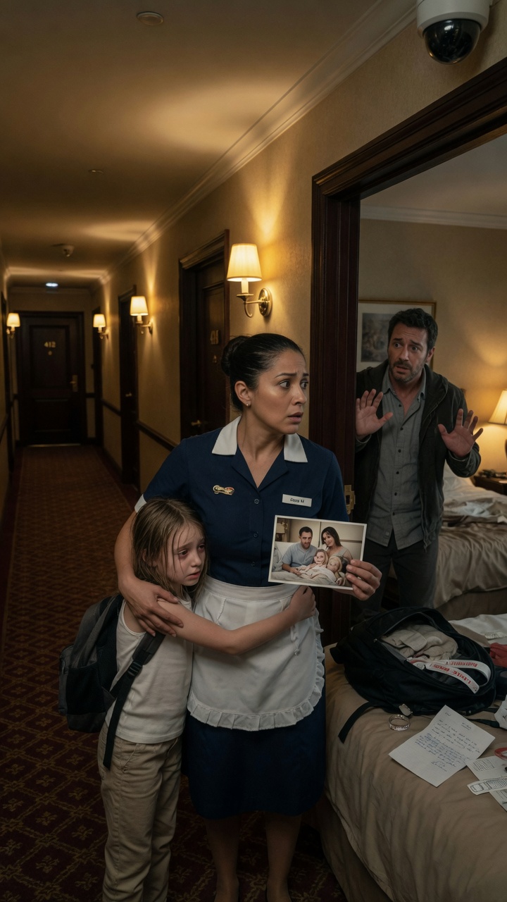 The Hotel Maid Saw The Same Man Bring A Little Girl Every Night… Then She Looked Through The Door And Froze