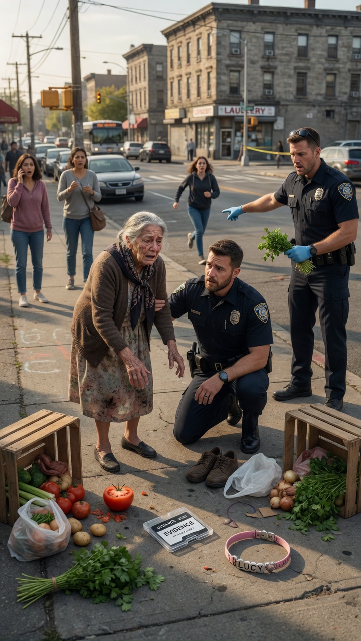 Police Felt Sorry For A Poor Old Woman Selling Vegetables… Until One Officer Looked Inside The Herbs