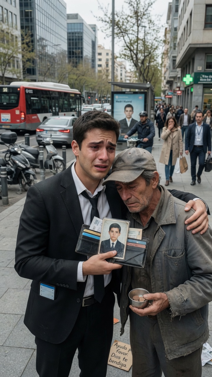 P1-El Joven Rico Vio Su Foto En La Cartera De Un Mendigo… Y Una Llamada A Su Madre Reveló La Mentira Que Cambió Su Vida