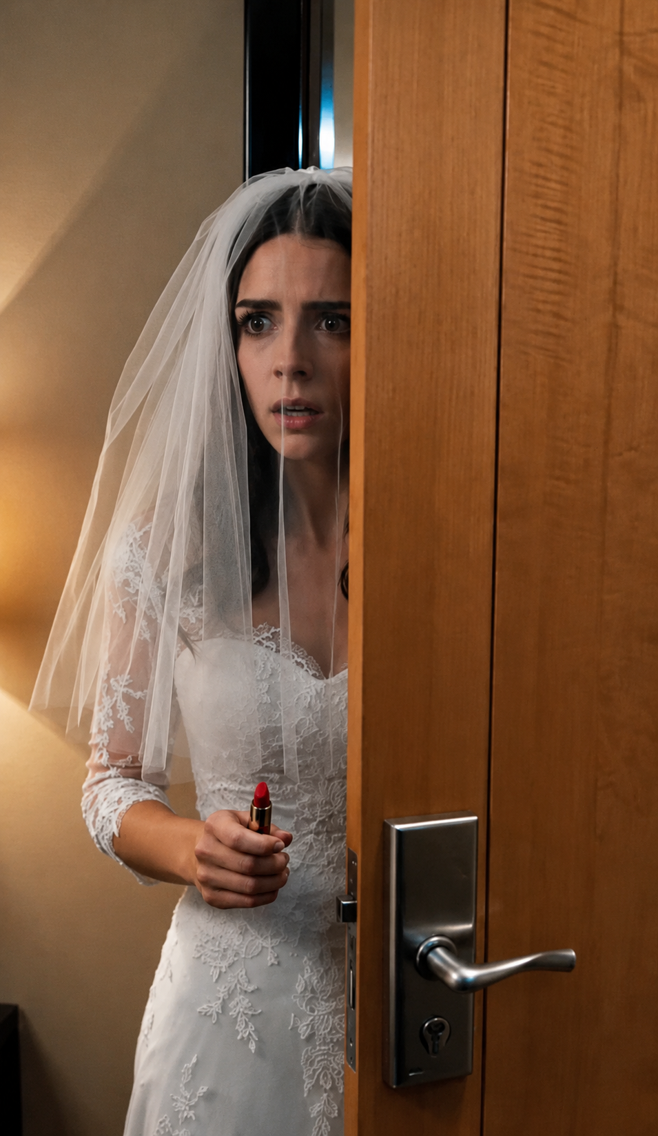 La novia escuchó a su esposo hablar por teléfono en la suite nupcial… y descubrió que su boda era parte de una mentira