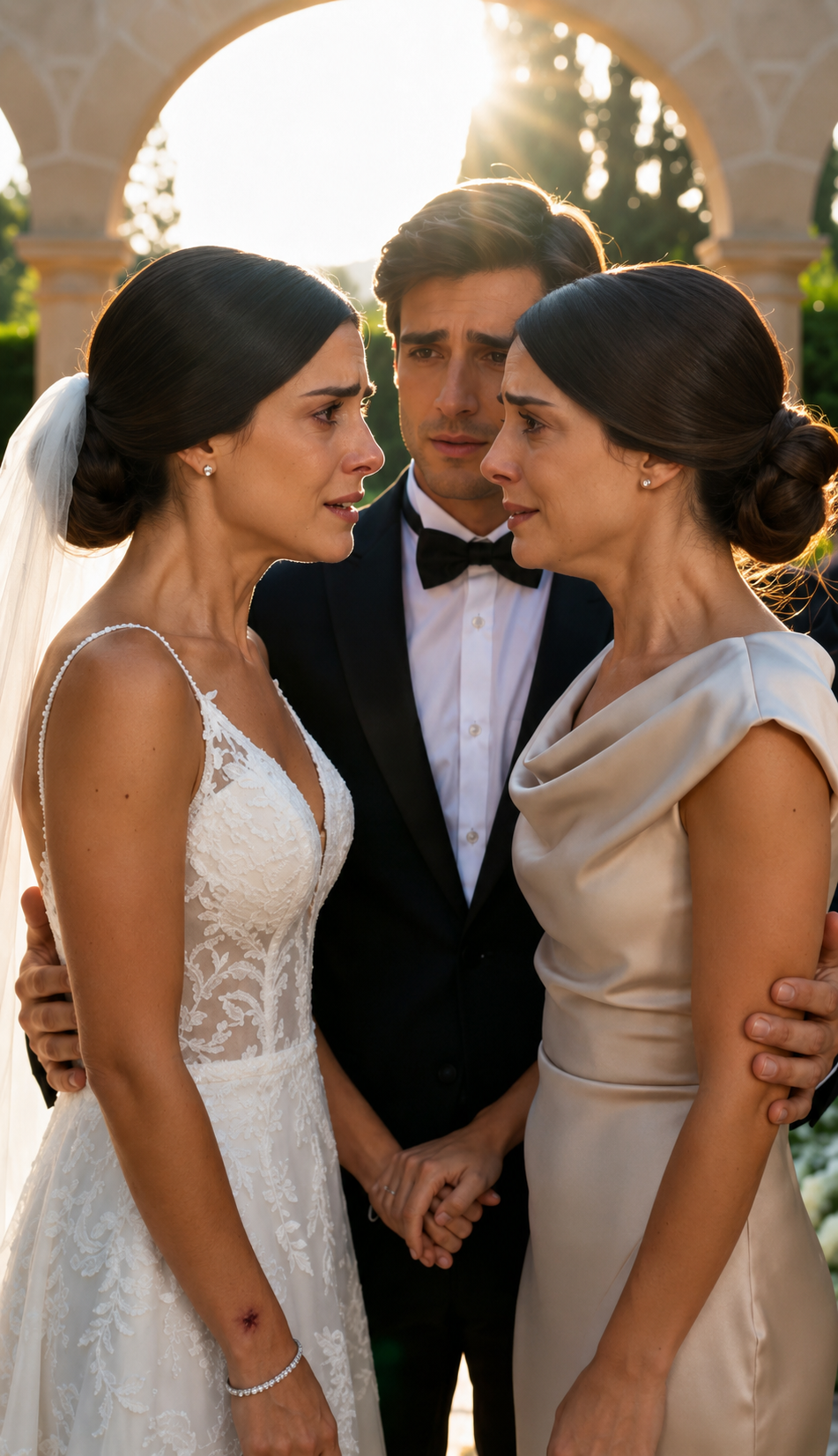 La Novia Encontró A Su Hermana Gemela Perdida En Su Boda… Pero La Marca En La Muñeca Reveló Una Mentira De 25 Años