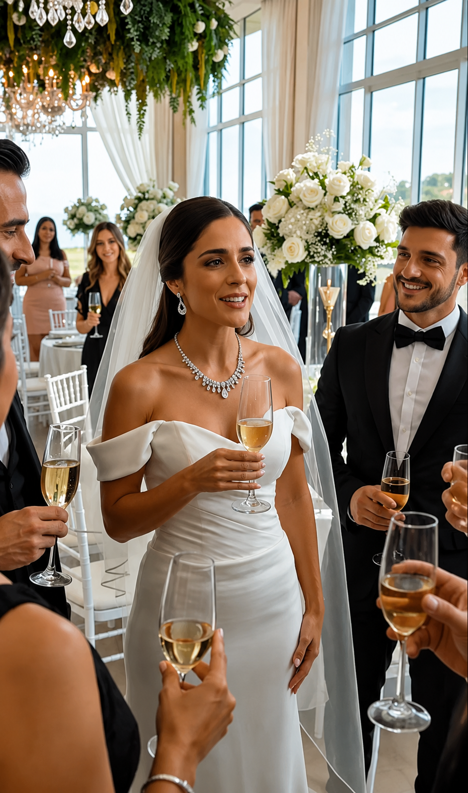 La boda se rompió cuando una mujer con cicatrices entró al salón… y mostró el documento que el novio había escondido
