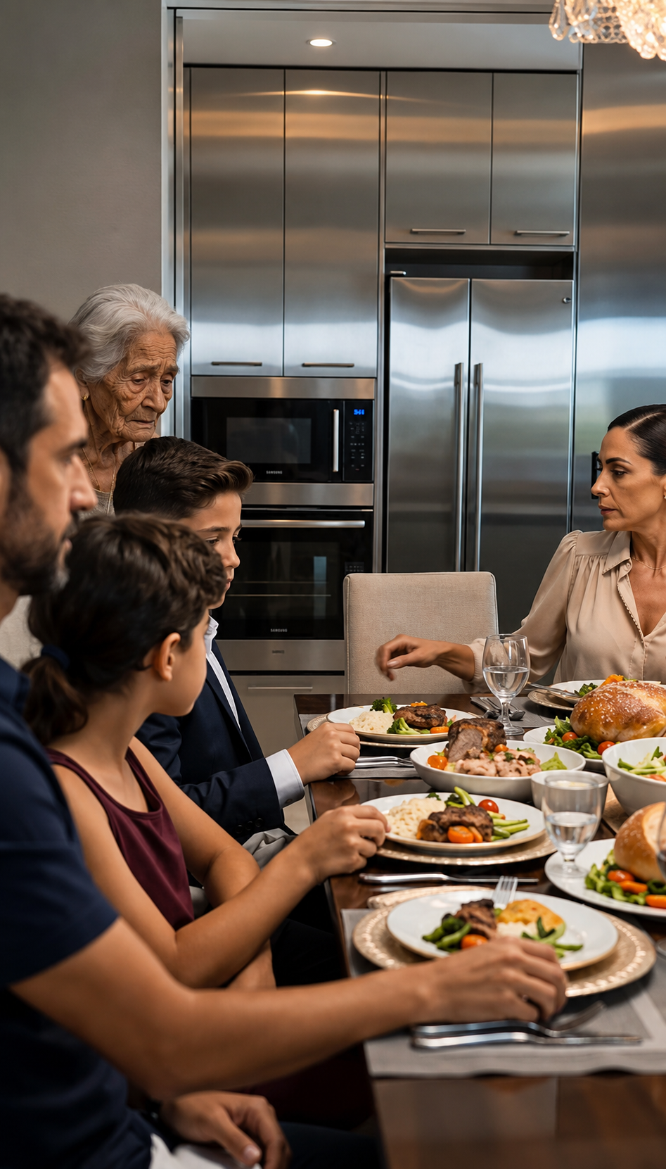 La Nuera Obligó A Su Suegra A Comer Sola En La Cocina… Pero Cuando El Hijo Volvió Con Una Maleta, Todo Cambió