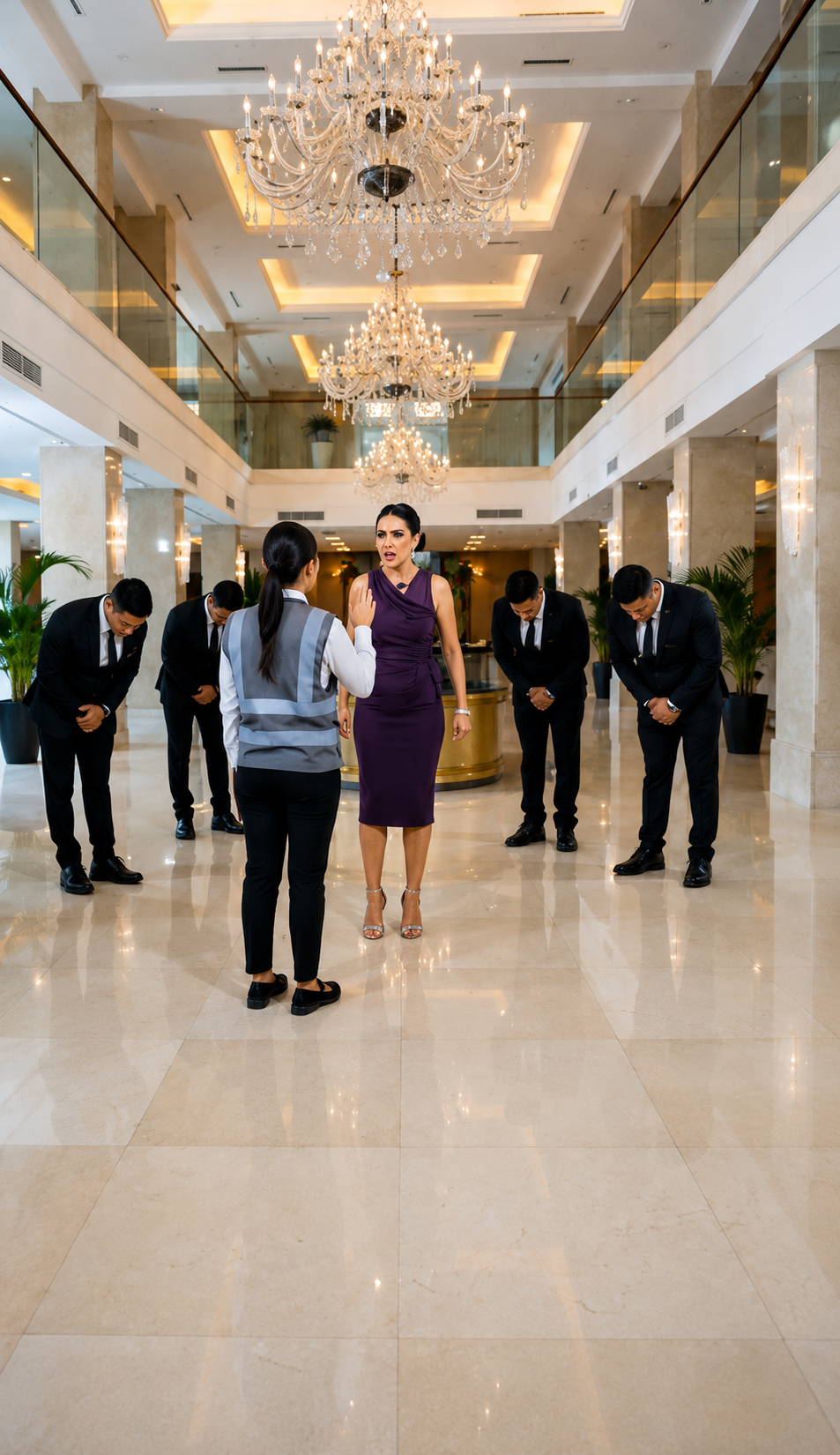La Trató Como Una Obrera Y La Echó Del Lobby… Pero Cuando Vio La Llave Dorada, Descubrió Que Era La Nueva Dueña
