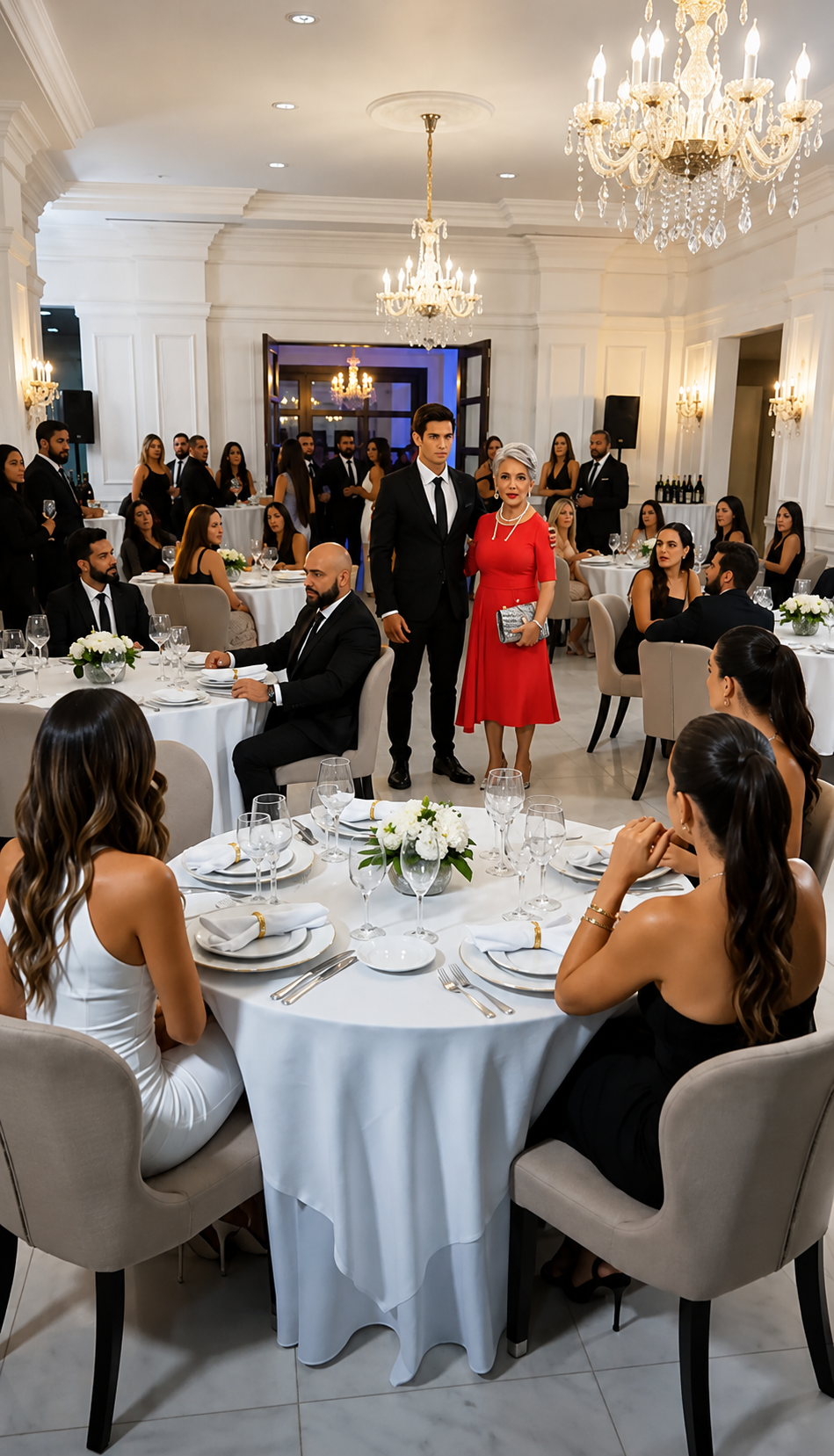 Dos Mujeres Se Burlaron De Ella Por Venir Con Un Hombre Joven… Pero No Sabían Que Estaban Humillando A La Dueña De Toda La Gala