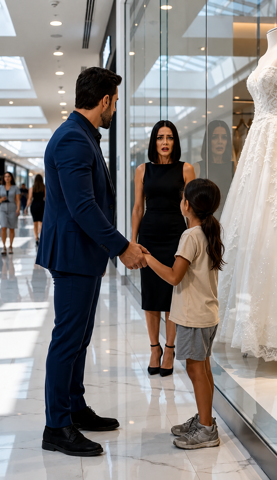 La Mujer Rica Se Burló De La Niña Por Mirar Un Vestido Caro… Pero El Boceto Que Llevaba Reveló El Sueño De Su Madre Fallecida