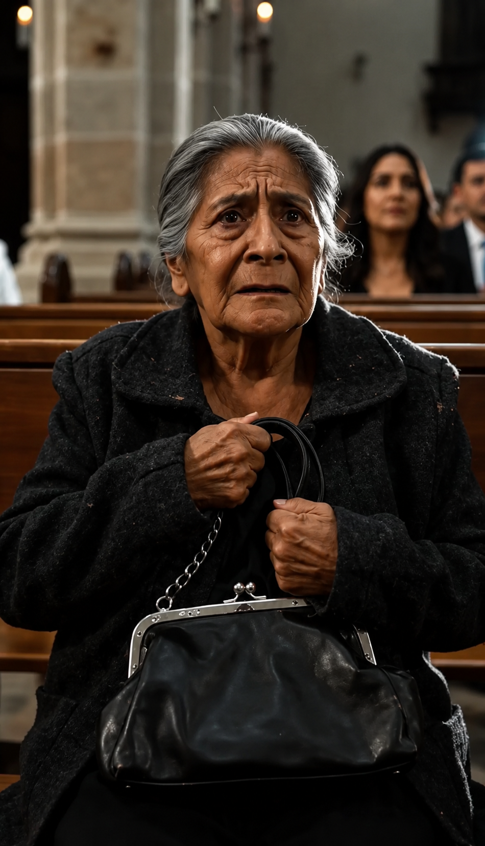 La echaron de la iglesia como si fuera una intrusa… hasta que una foto caída reveló que era la verdadera madre de la novia