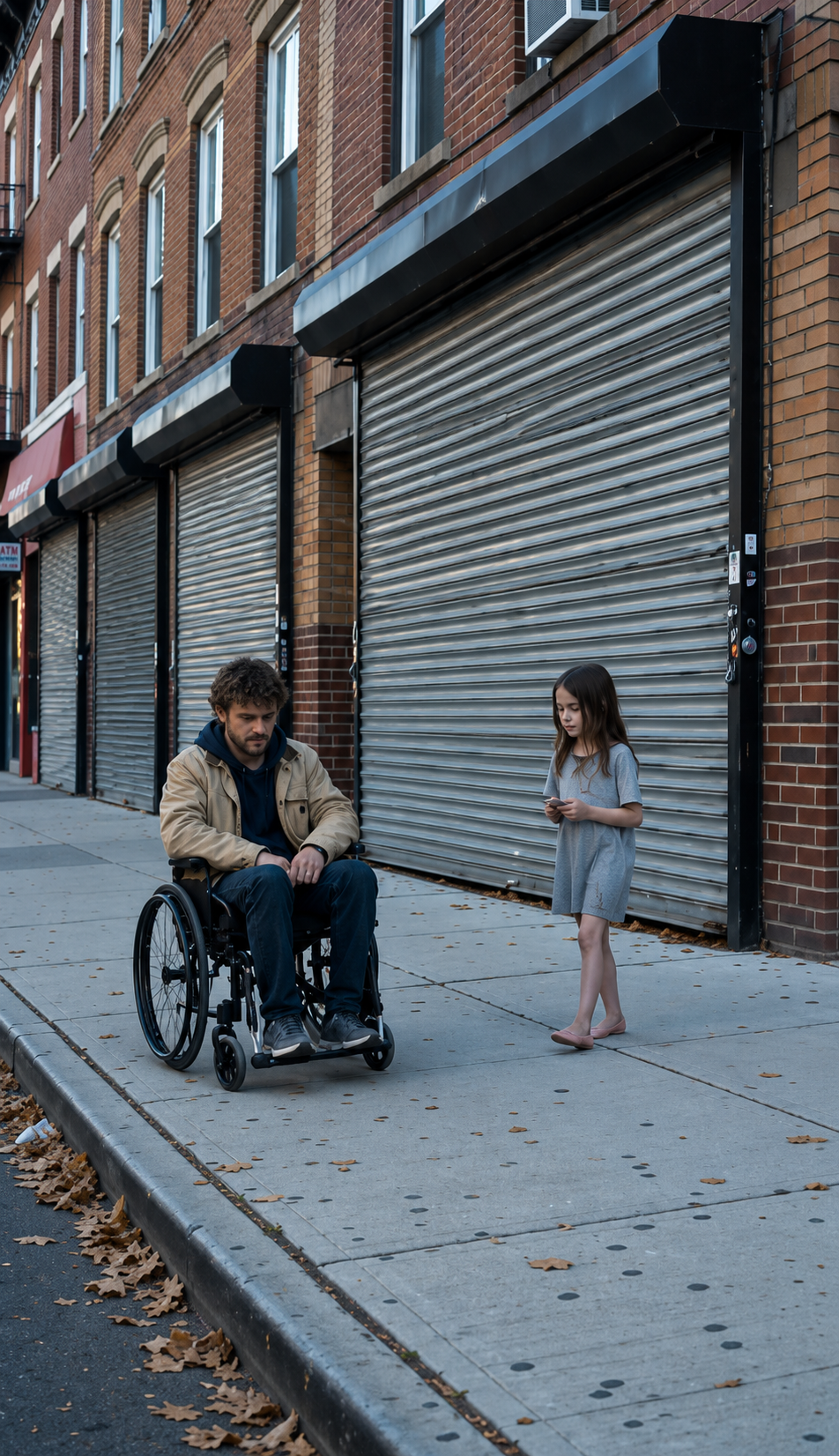 No One Noticed The Barefoot Girl On The Sidewalk… Until She Showed The Man In The Wheelchair A Photo Of The Woman He Lost