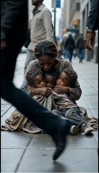 A Homeless Mother Begged On The Sidewalk… But One Word Made The Millionaire Drop To His Knees