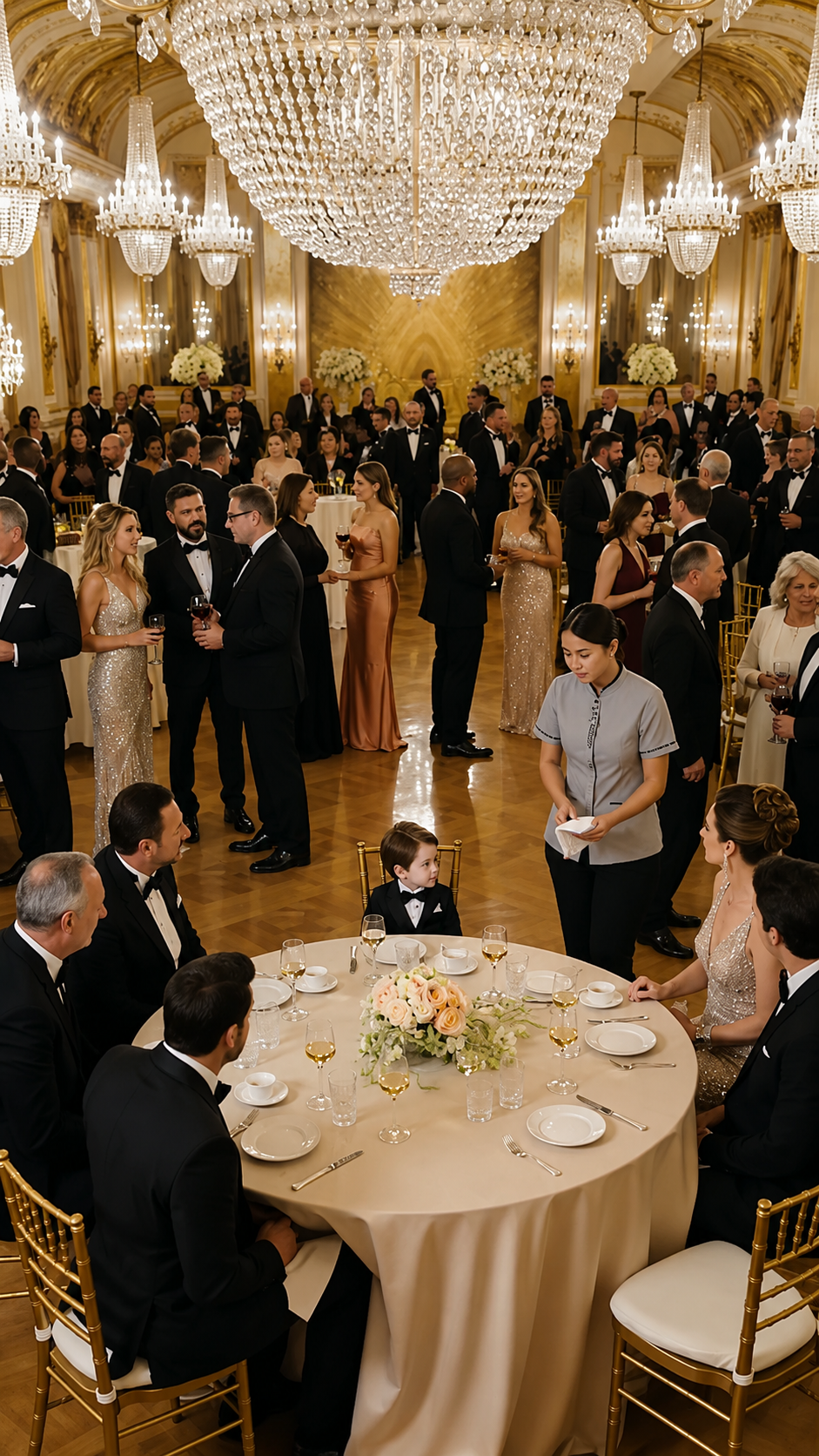 A Little Boy Saw A Strange Name On A Wedding Napkin… Then Ran To The Maid And Cried, “Mommy Told Me To Find Her”