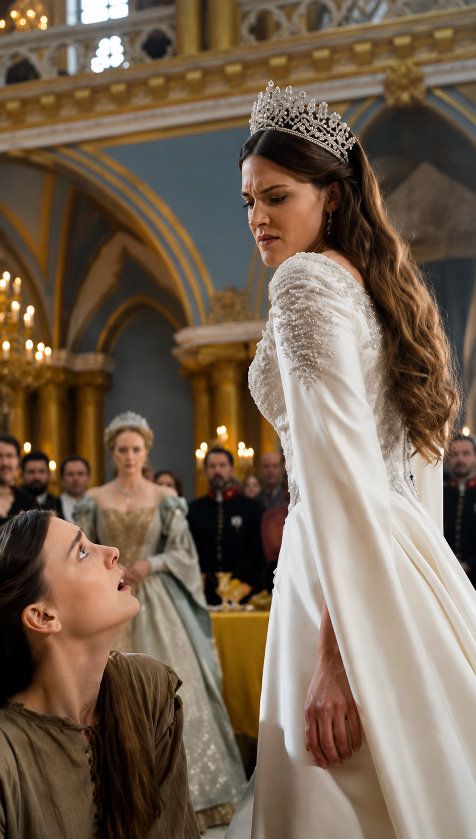 The Princess Slapped The Stable Girl In The Royal Court… But The Sun Mark On Her Chest Made The King Fall To His Knees