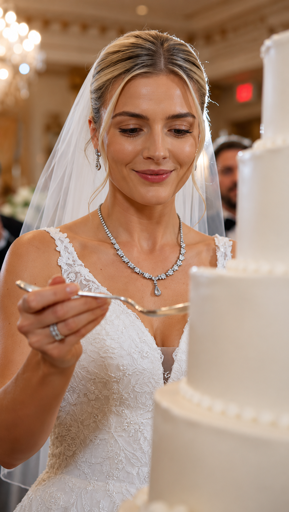 The Maid Knocked Down The Wedding Cake Before The Bride Could Eat It… But What She Found Inside Made The Whole Ballroom Go Silent
