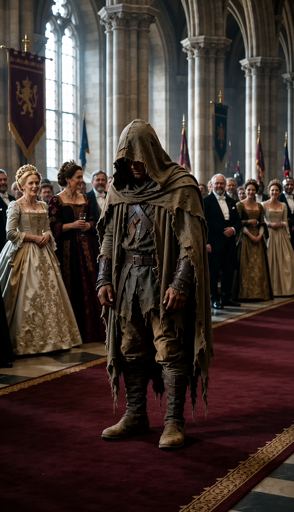 The Princess Mocked The Dirty Soldier In Front Of The Royal Court… But The General Saluted When He Removed His Hood