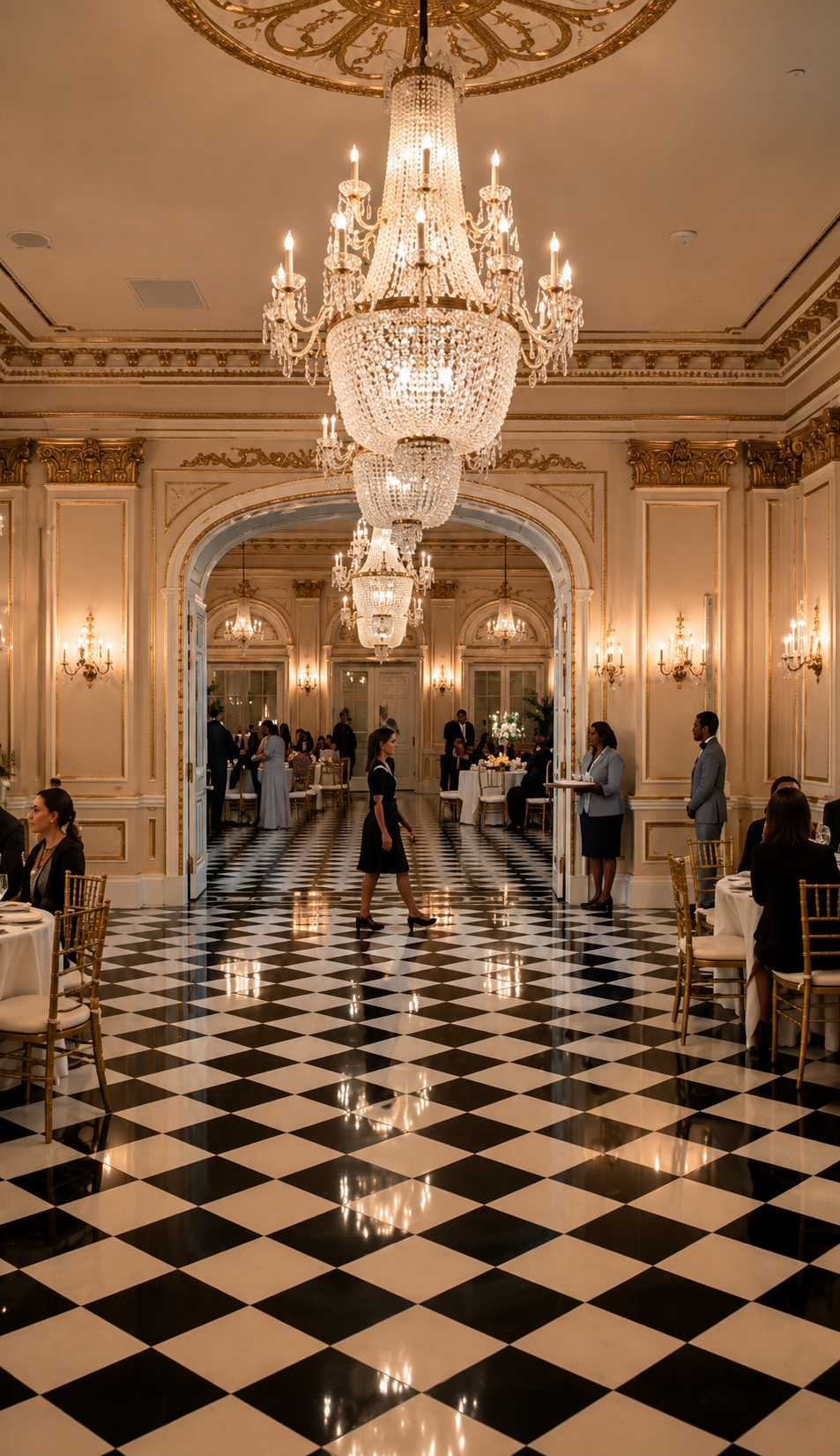No One Noticed The Maid Humming At The Gala… Until The Old Housekeeper Heard The Song And Dropped Her Silver Tray