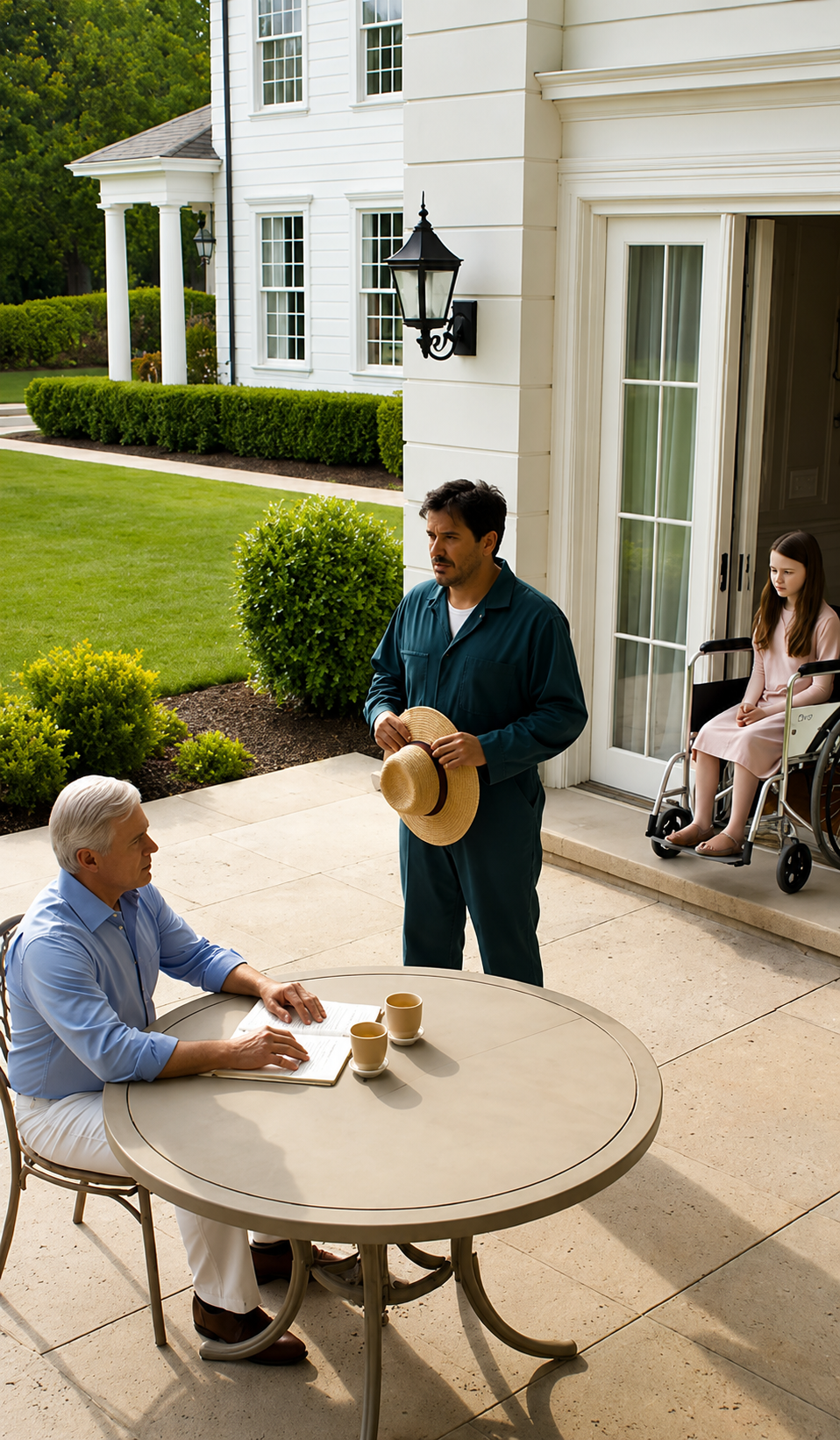 The Rich Man Tried To Throw The Gardener Out… Until He Pointed At The Girl In The Wheelchair And Revealed The Secret
