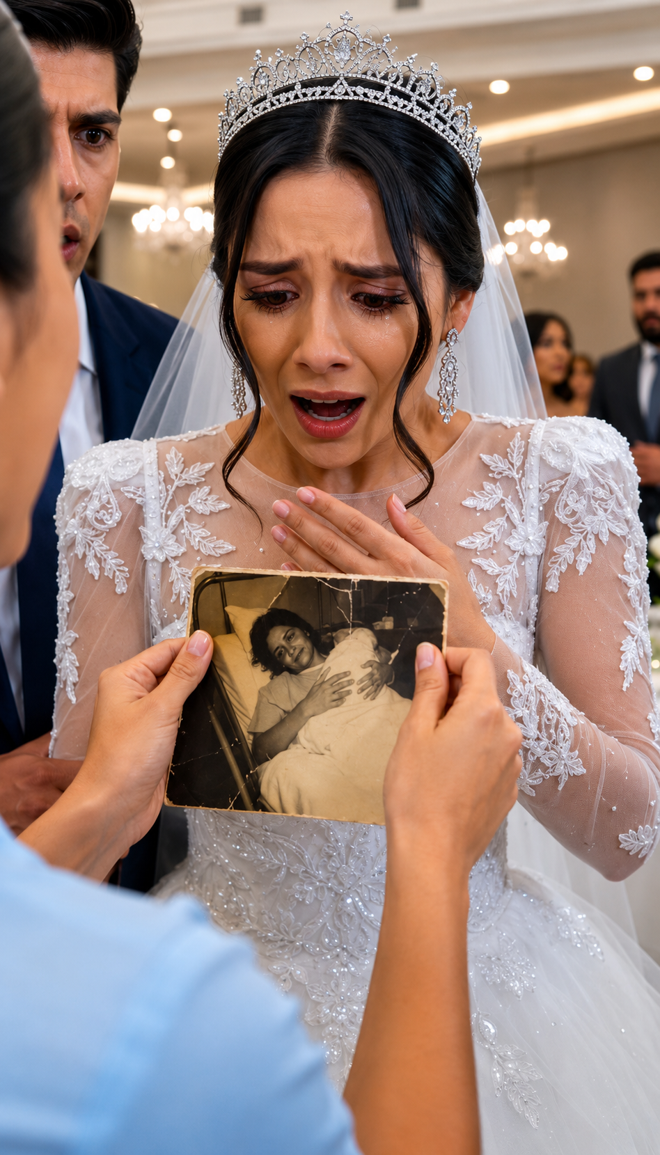 P1-La Enfermera Entró A La Boda Con Una Foto Vieja… Pero Cuando La Novia La Vio, Descubrió El Secreto Que Su Familia Ocultó Desde Su Nacimiento