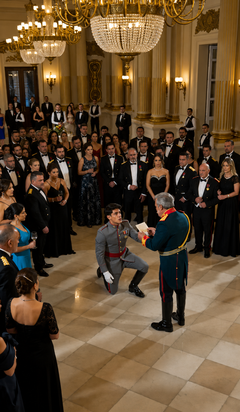 The General Humiliated The Young Officer At The Military Gala… But The Antique Medal Revealed He Was His Lost Grandson