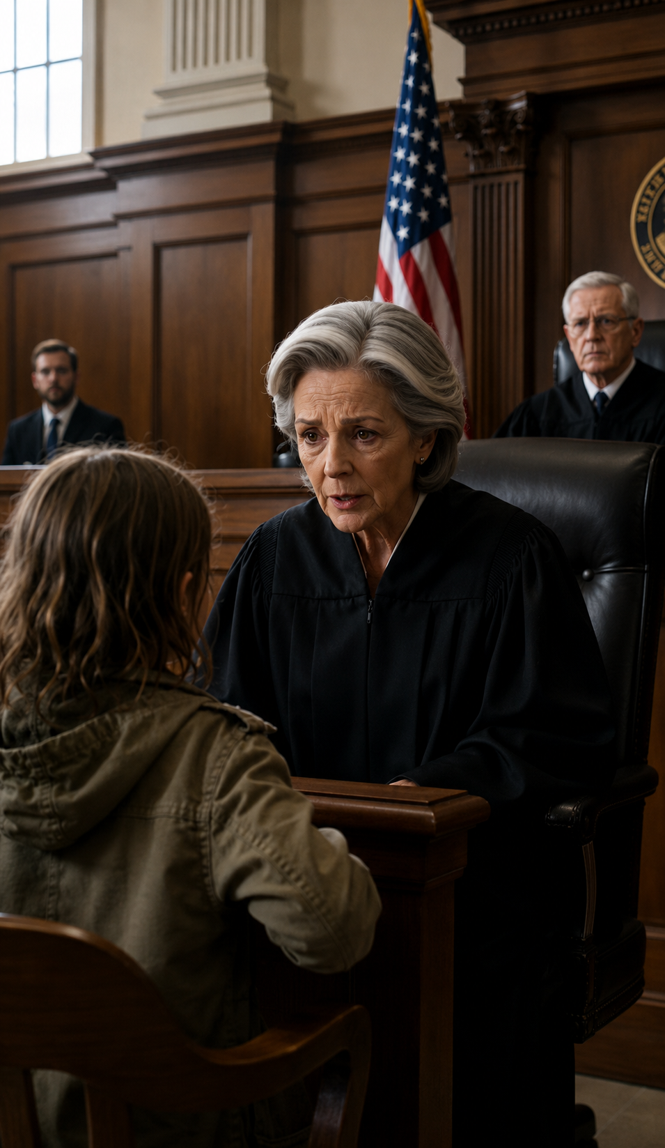 P1-The Little Girl Stood Crying In Court… But The Locket She Gave The Judge Made Everyone Freeze