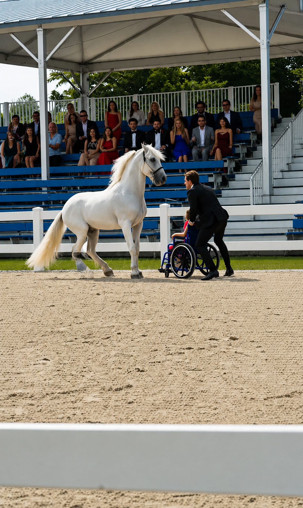 El Niño Pobre Salvó A La Niña En Silla De Ruedas… Pero La Medalla Del Caballo Reveló El Secreto Que Su Familia Ocultaba